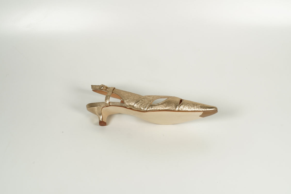 Slingpumps Gold