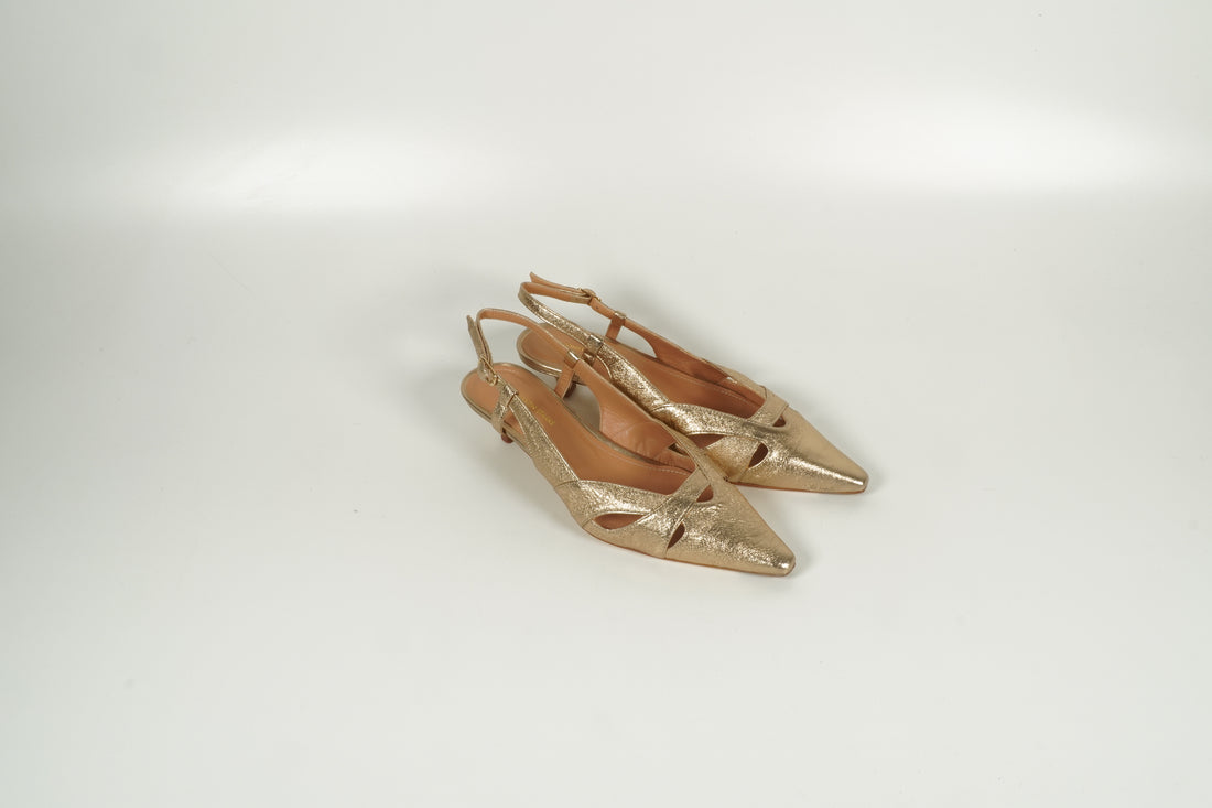 Slingpumps Gold