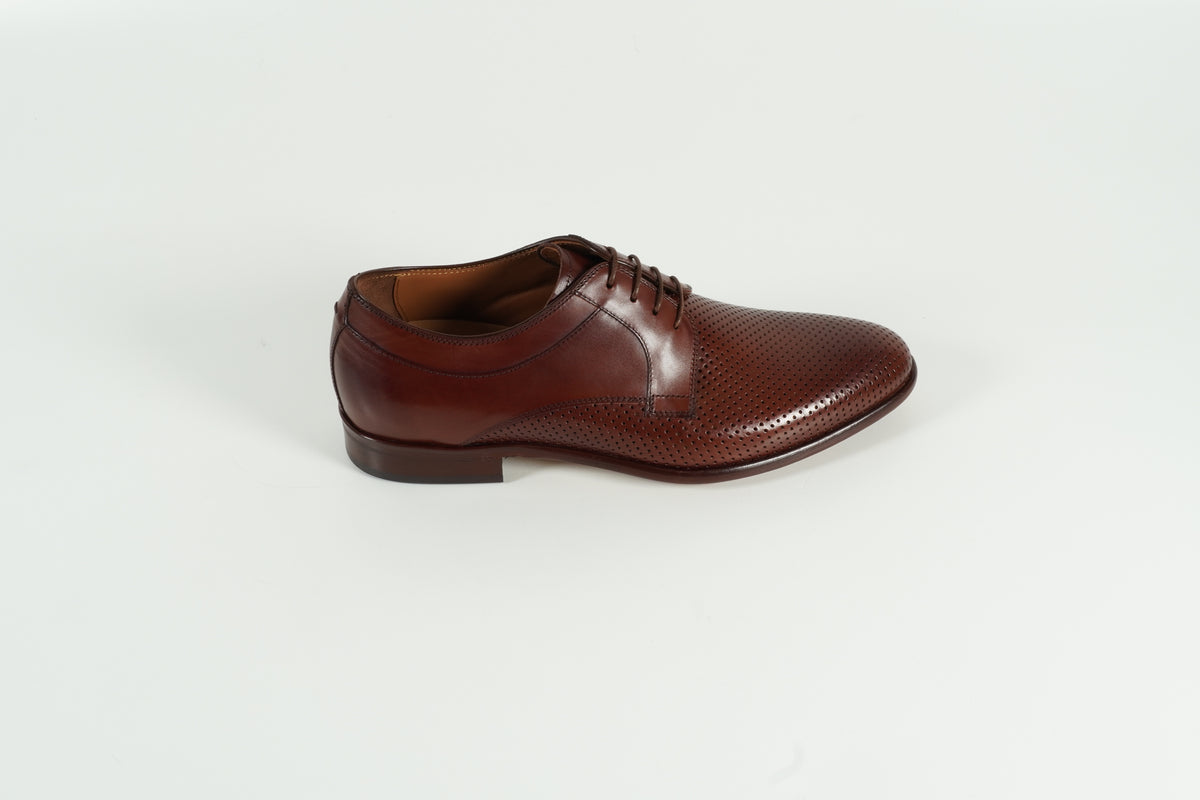 Schnürschuh Braun