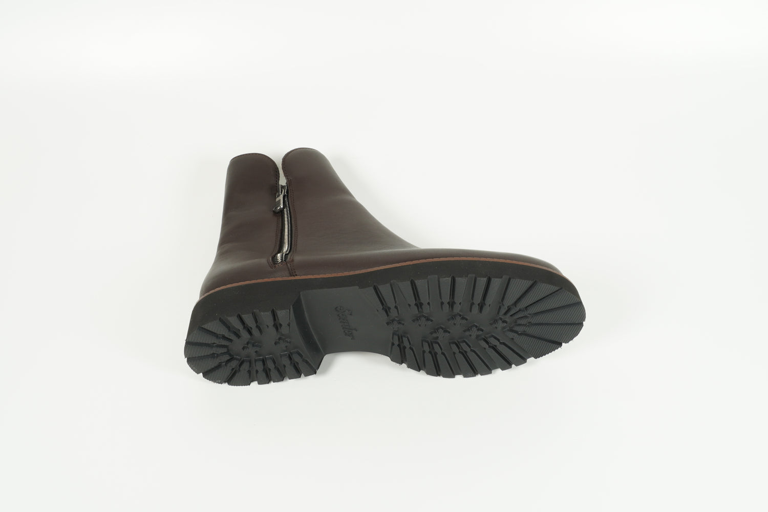 Stiefelette gefüttert Braun