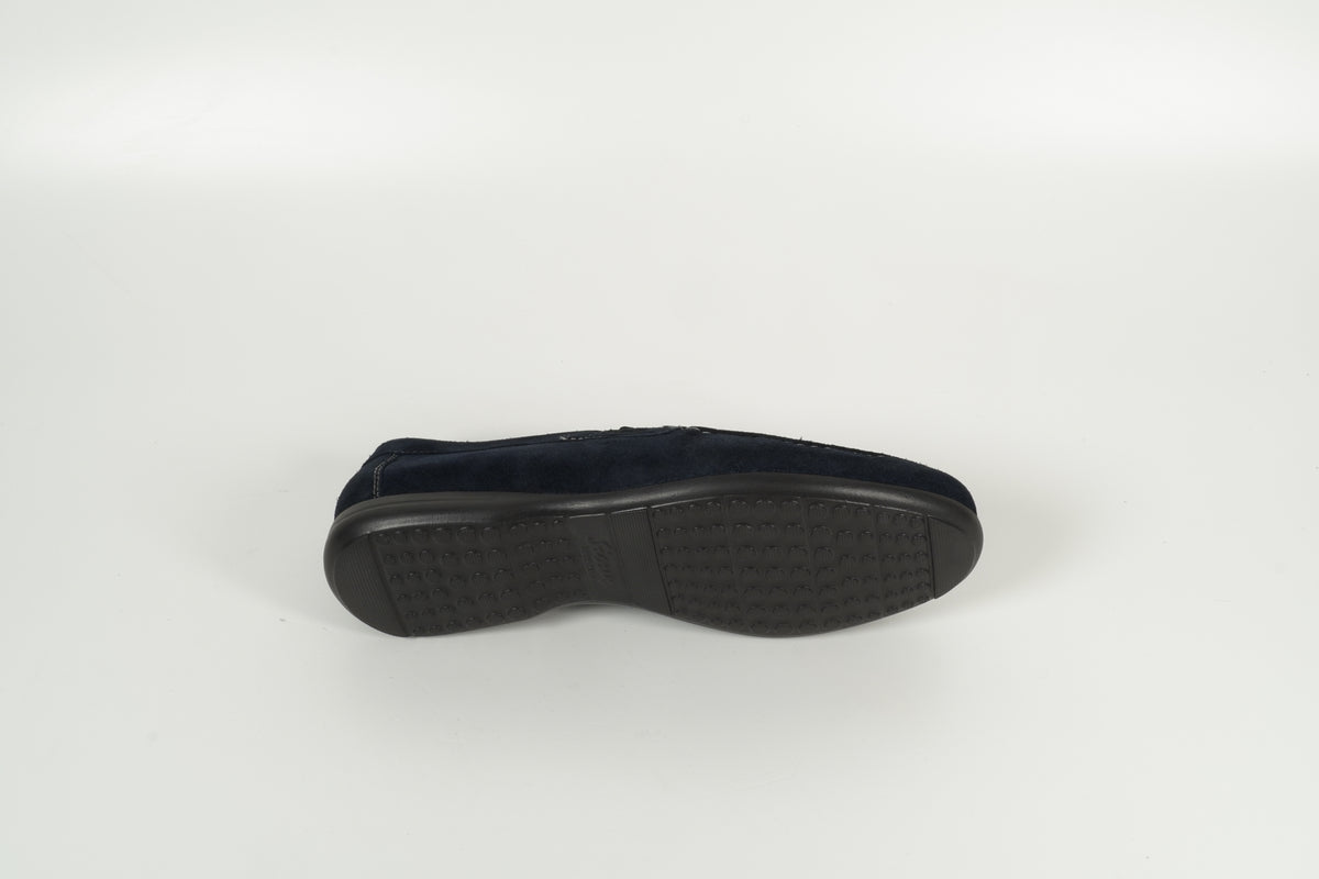 Moccasin Blau