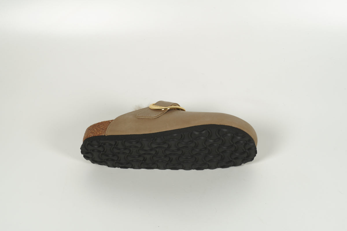Boston slippers lined beige