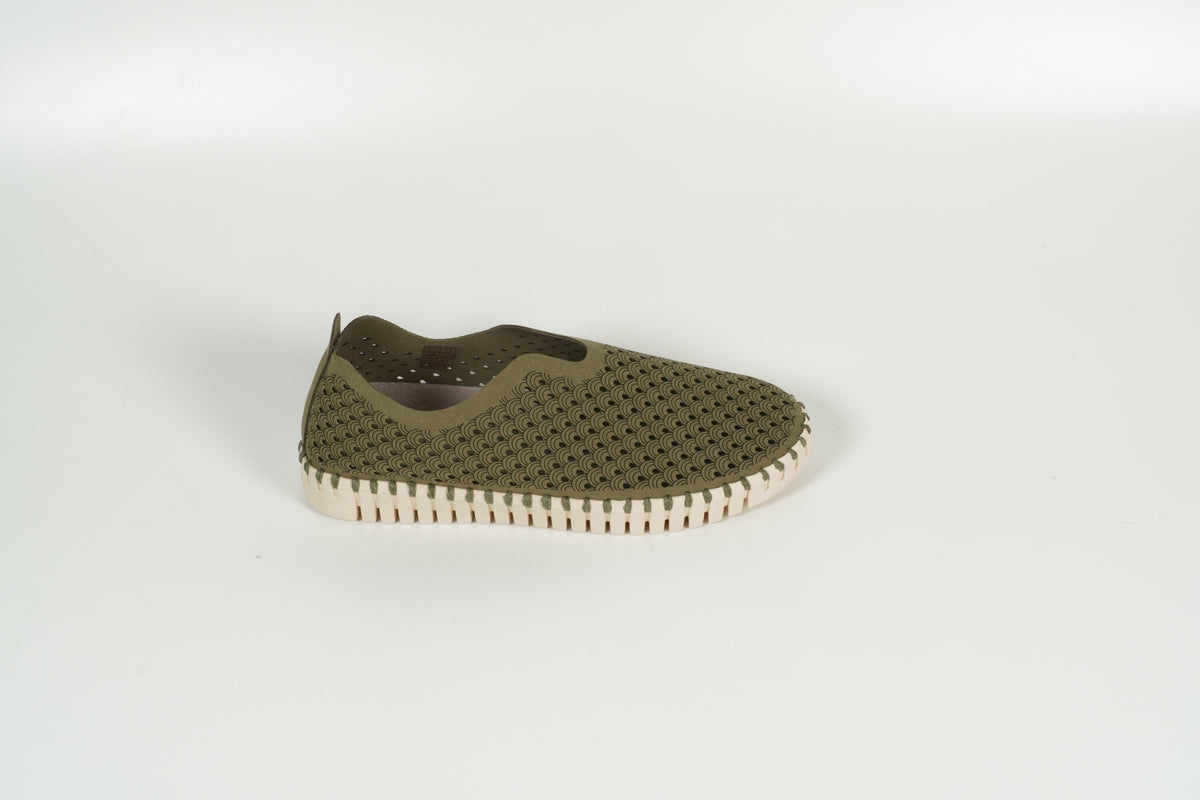 Slip-on shoe green