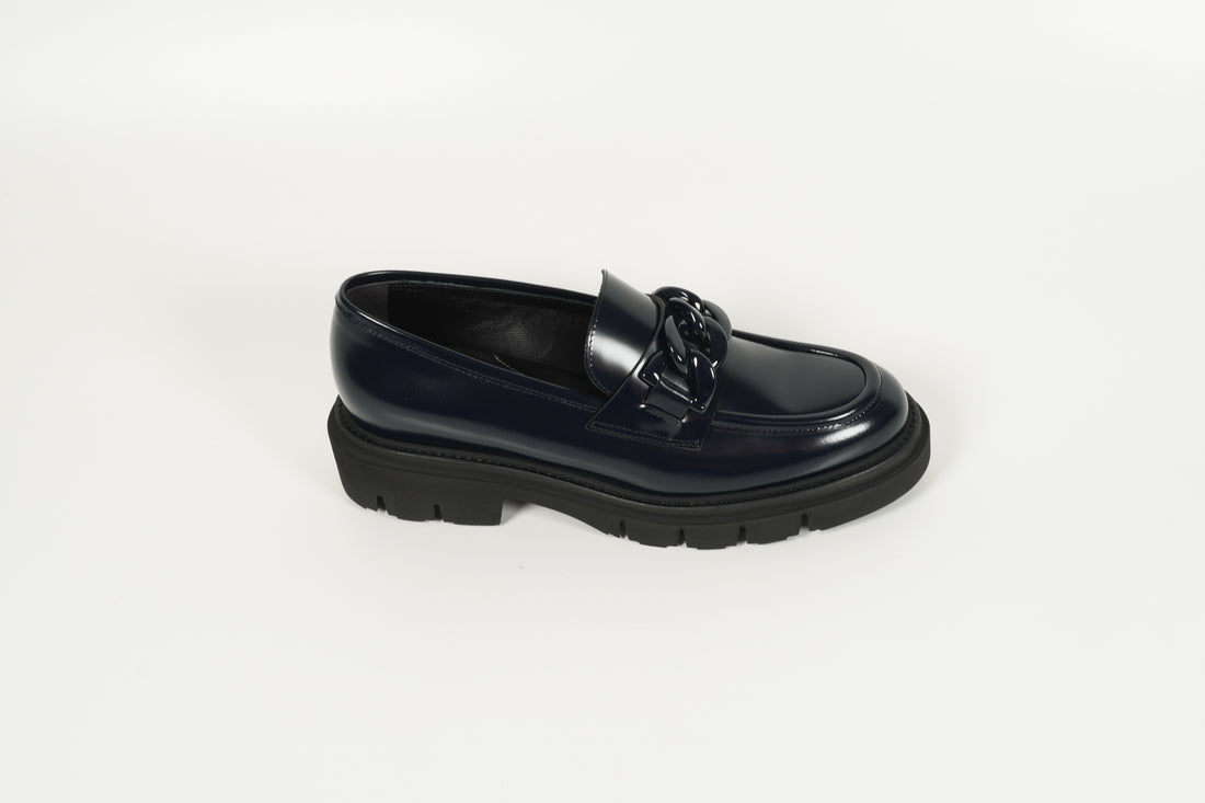 Mocassins bleu