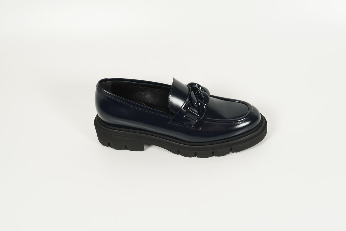 Mocassins bleu
