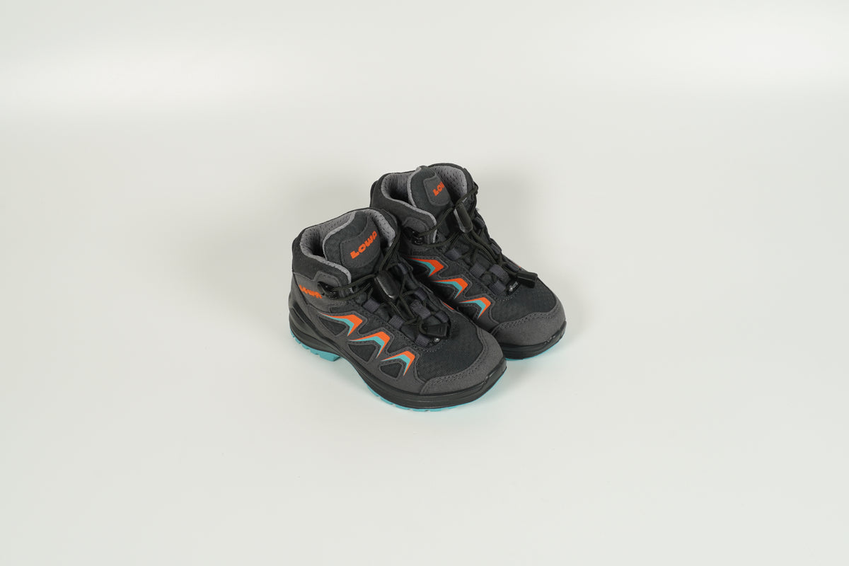Chaussures à lacets pour enfants, grises