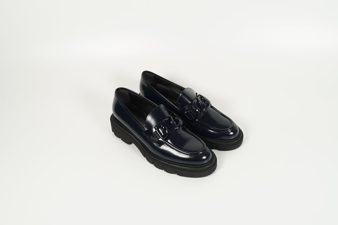 Mocassins bleu