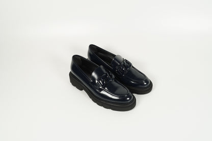 Mocassins bleu