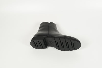 Stiefelette gefüttert Schwarz