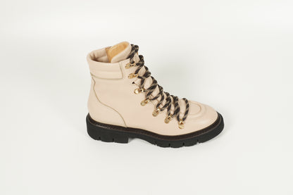 Stiefelette Beige