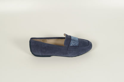 Moccasin Blau