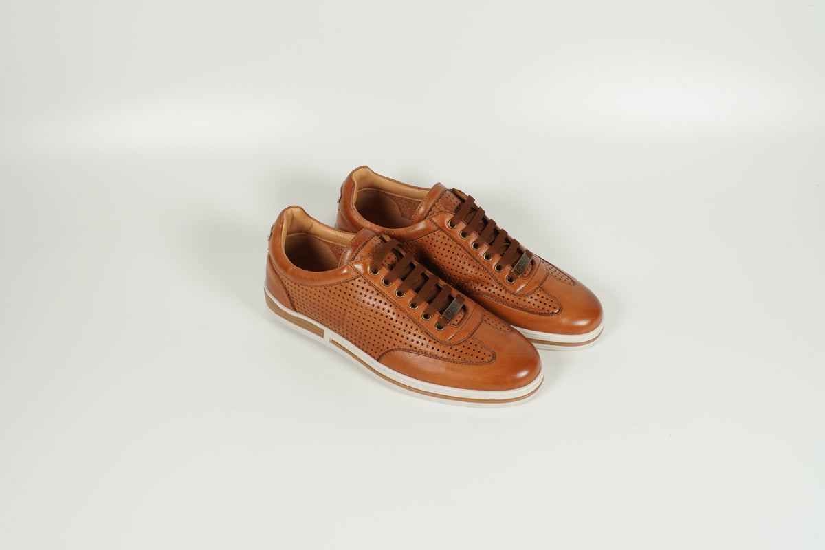 Schnürschuh Braun