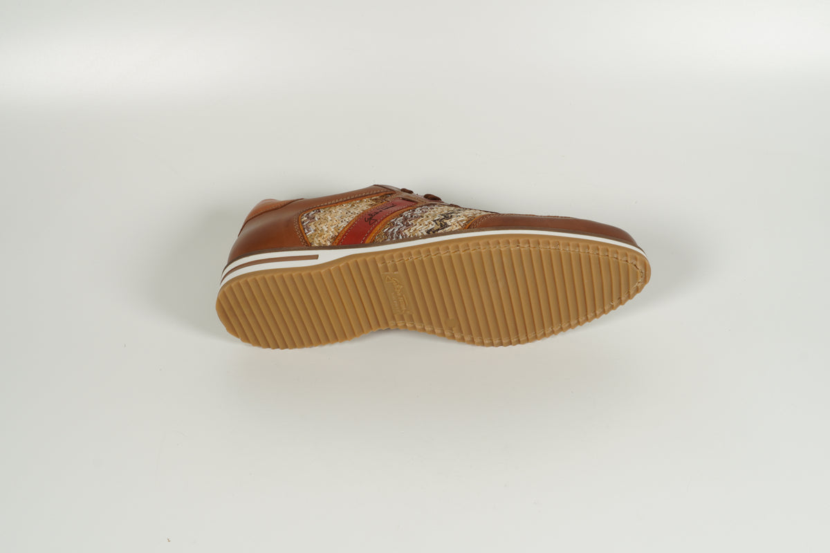 Chaussure à lacets marron