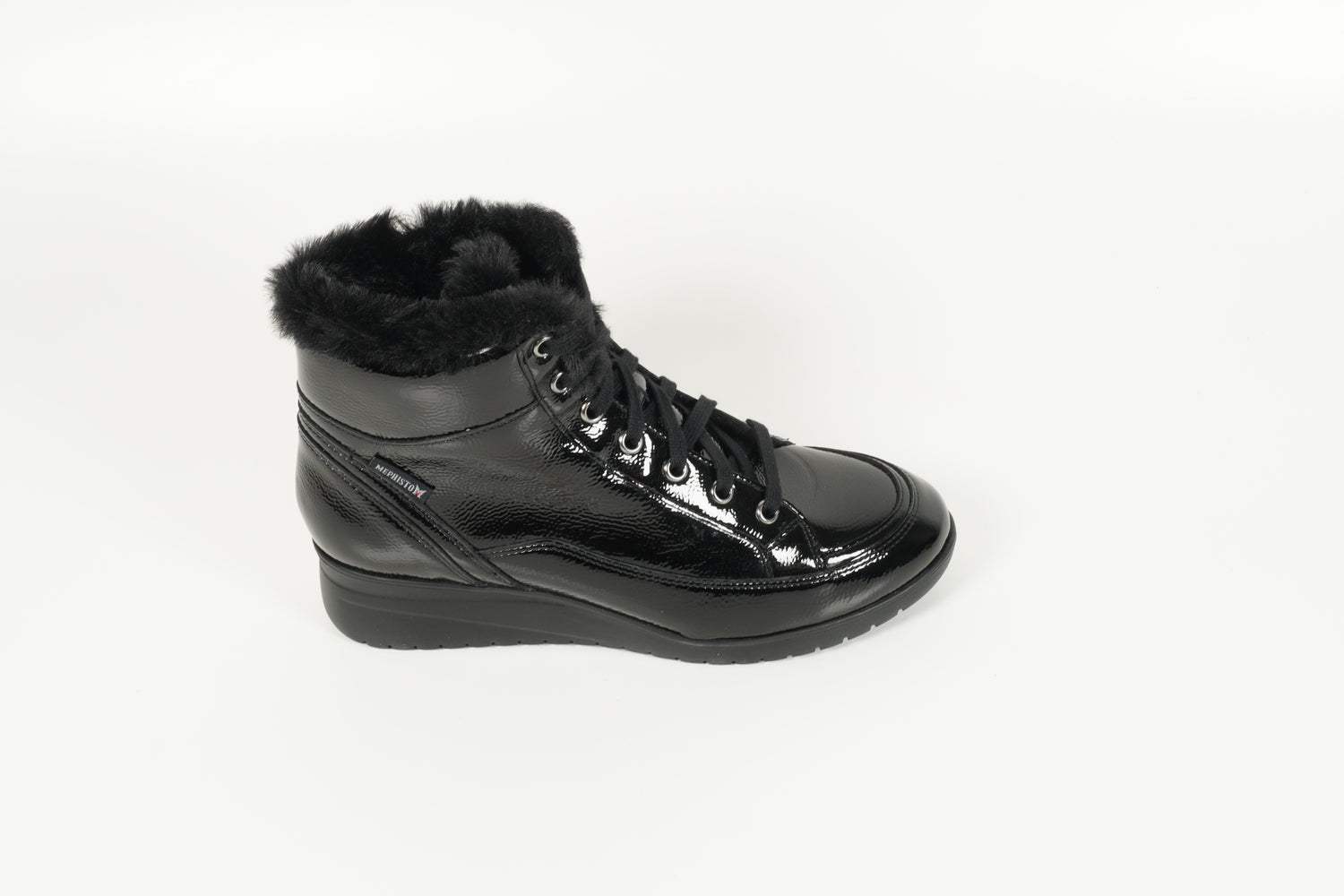 Stiefelette Ilka gefüttert Schwarz