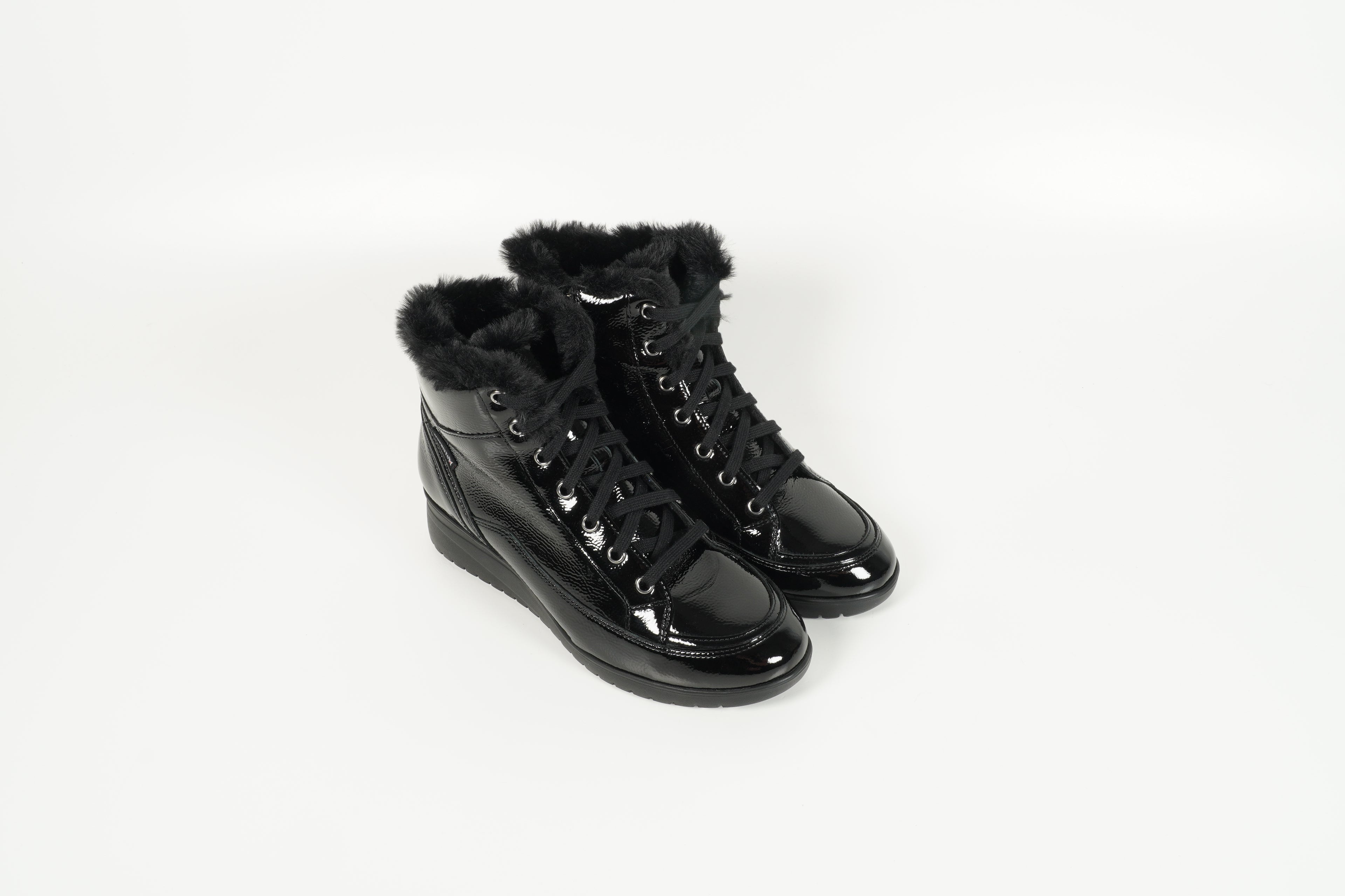 Stiefelette Ilka gefüttert Schwarz