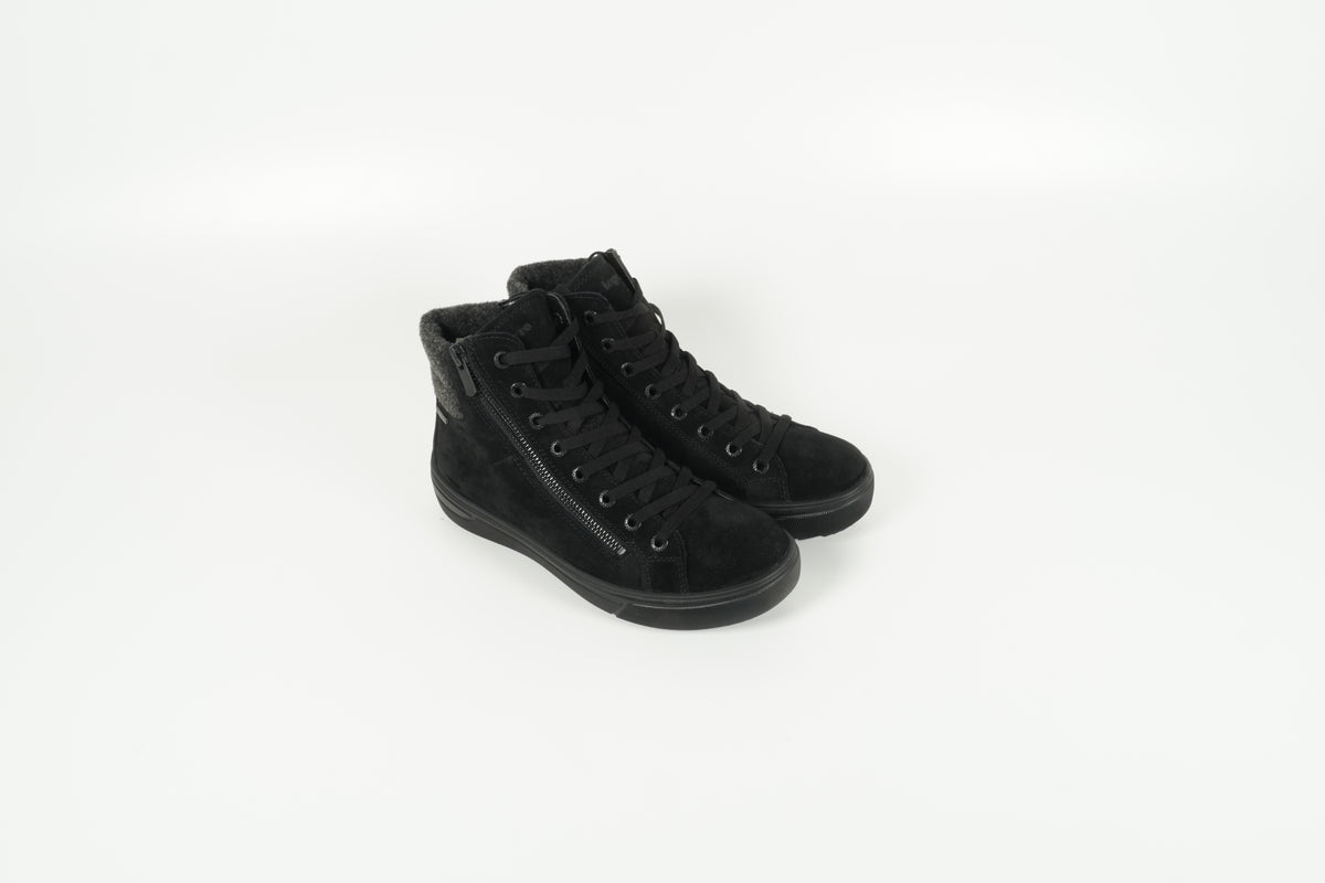 Schnürschuh Schwarz