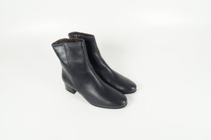 Stiefelette Blau