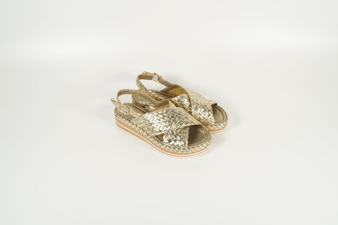 Sandale dorée