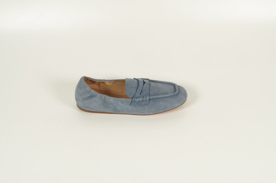 Moccasin Blau