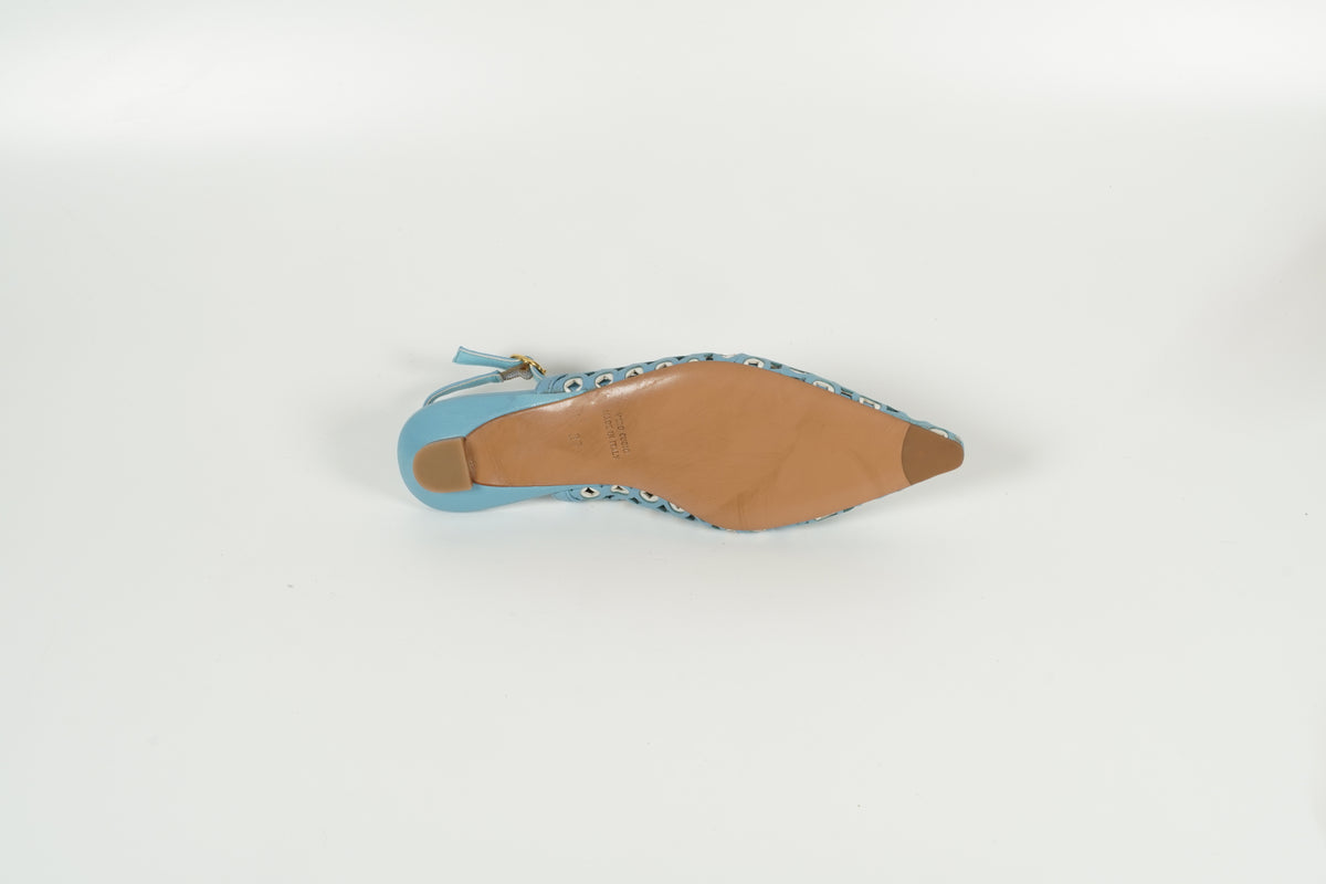 Écharpe de portage bleue