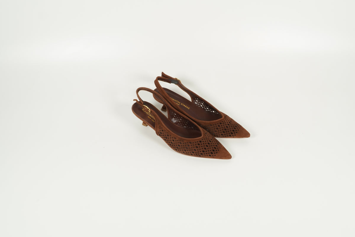 Slingpumps Braun