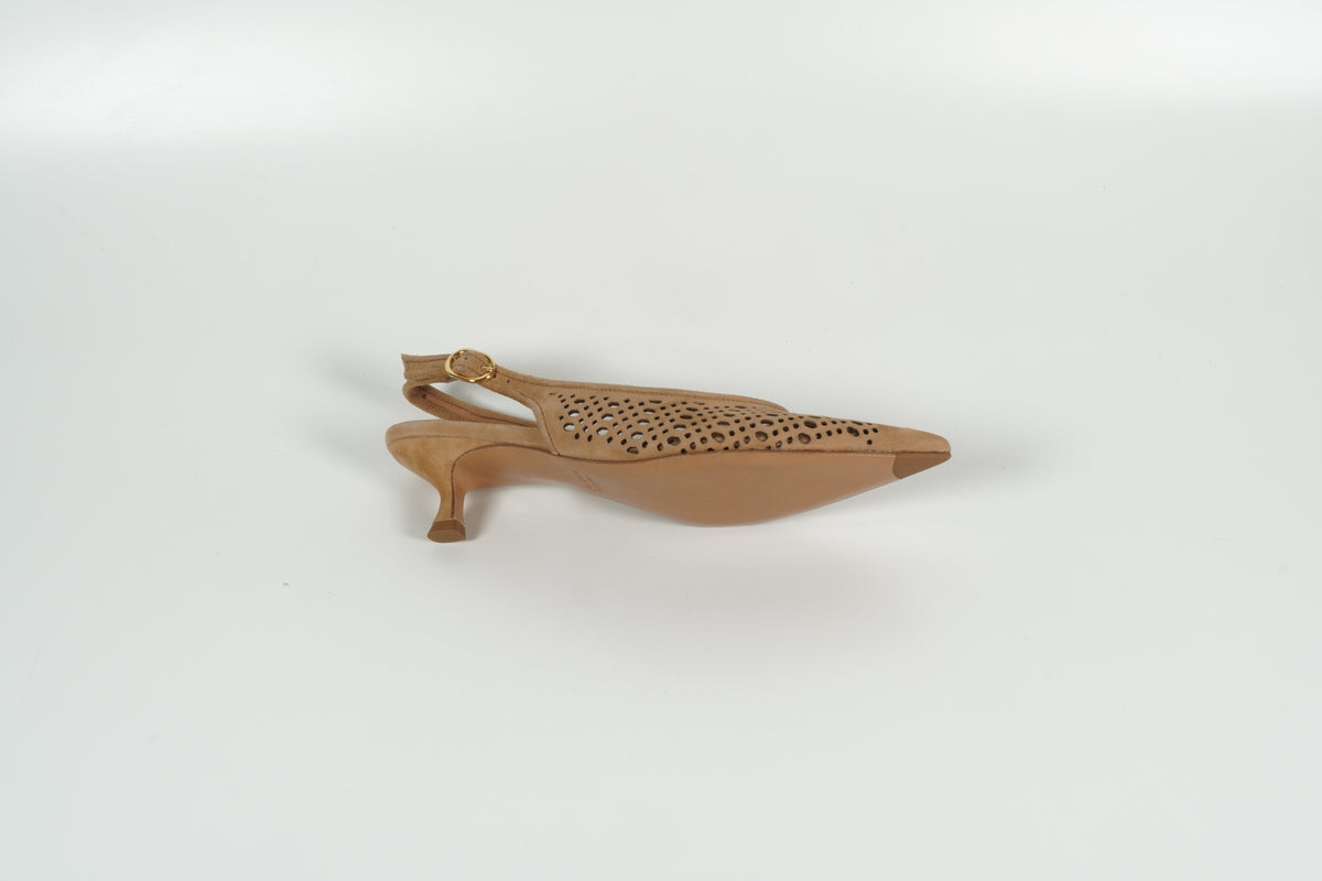 Slingbacks Beige