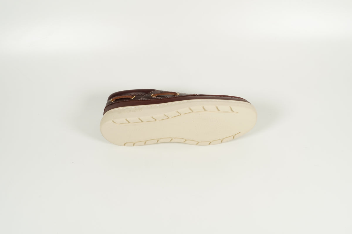 Chaussure bateau marron