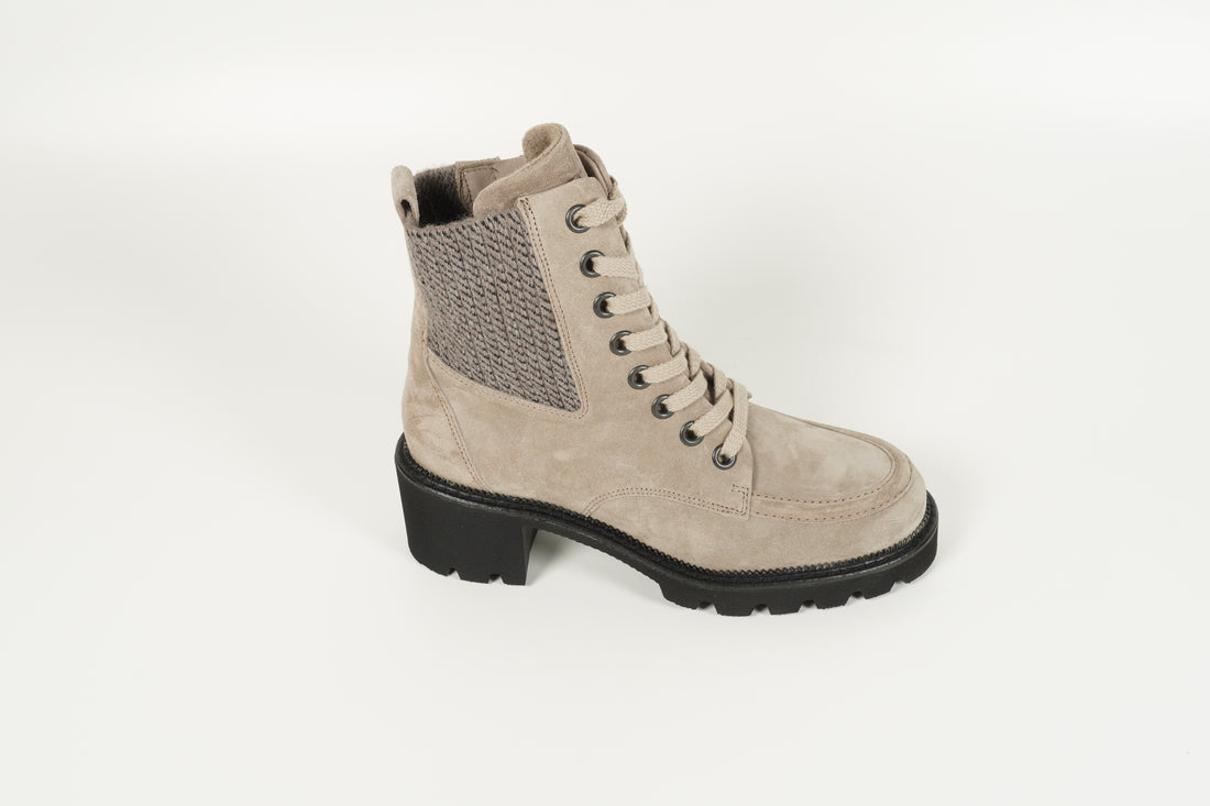 Stiefelette Grau