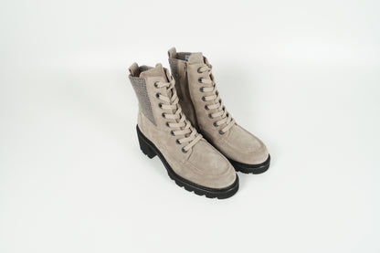 Stiefelette Grau