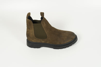 Stiefelette Grün