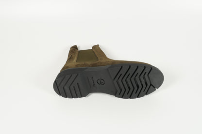 Stiefelette Grün