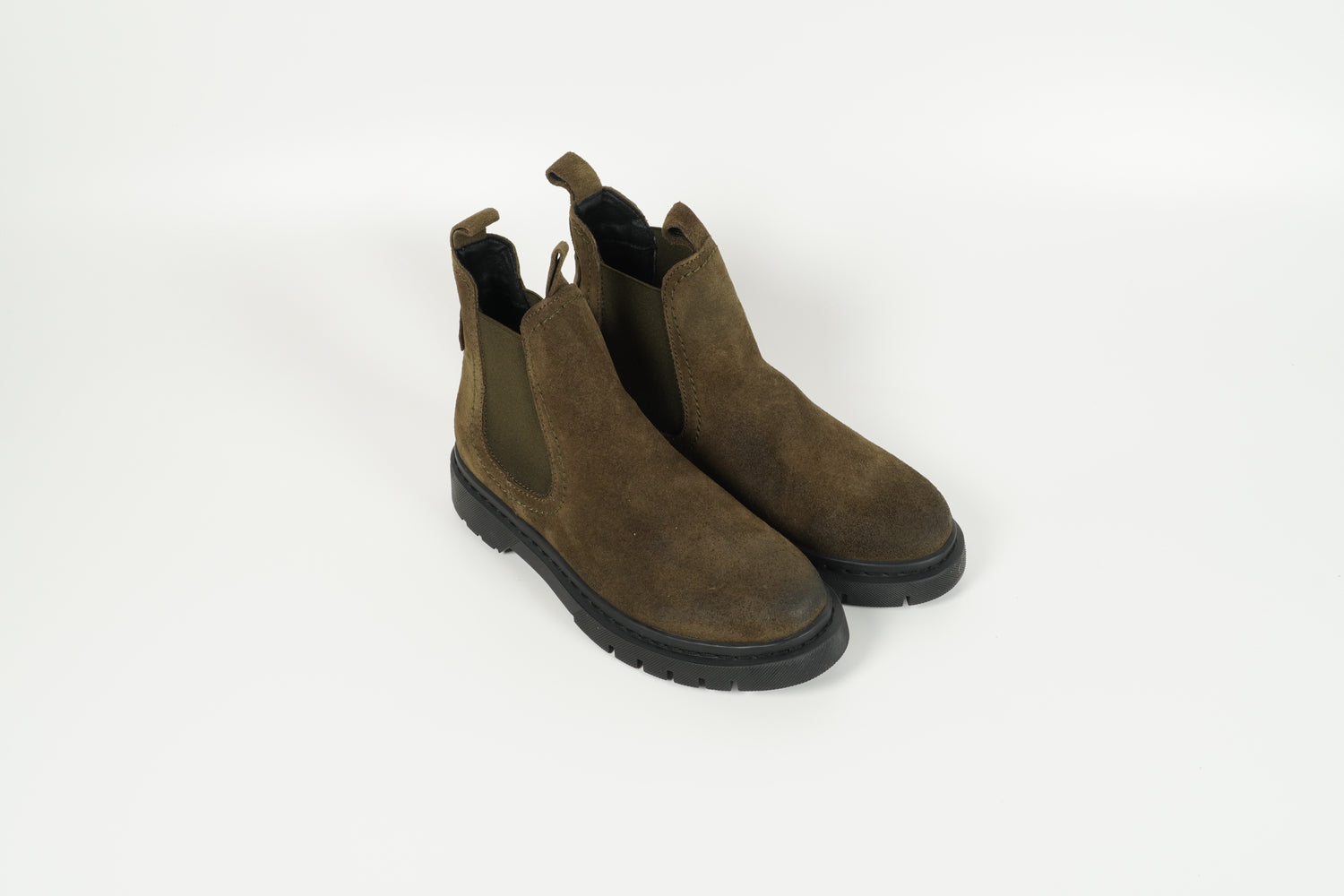 Stiefelette Grün