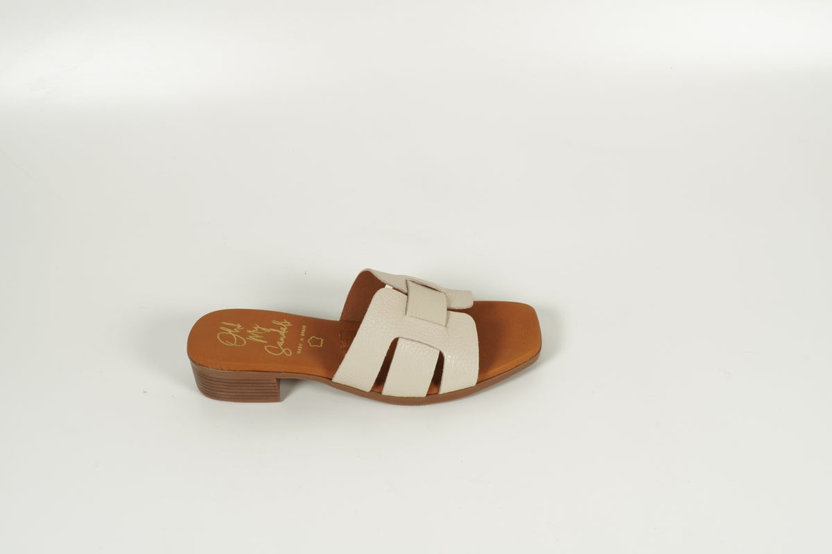 Pantolette Beige