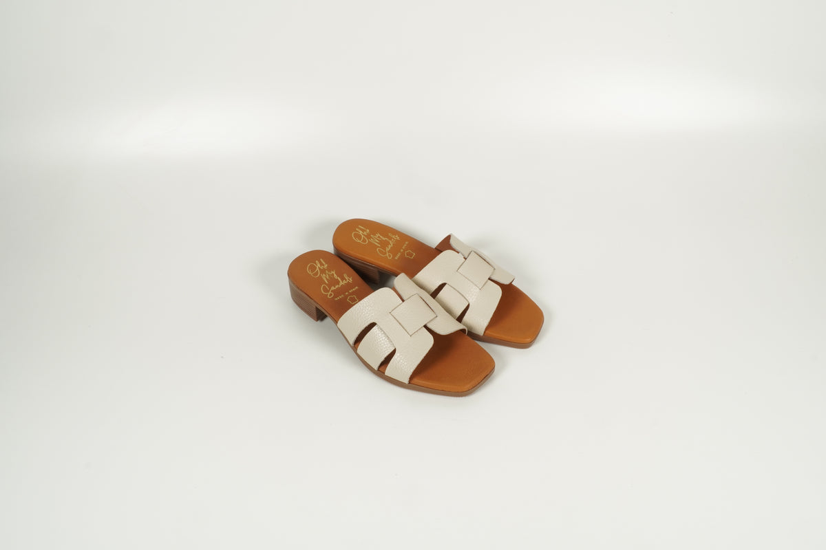 Pantolette Beige