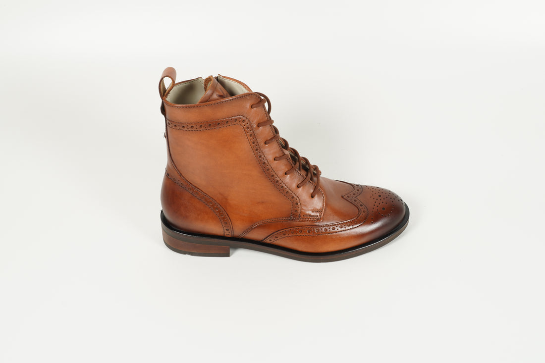 Stiefelette Braun