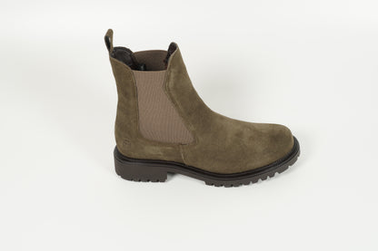 Stiefelette Grün