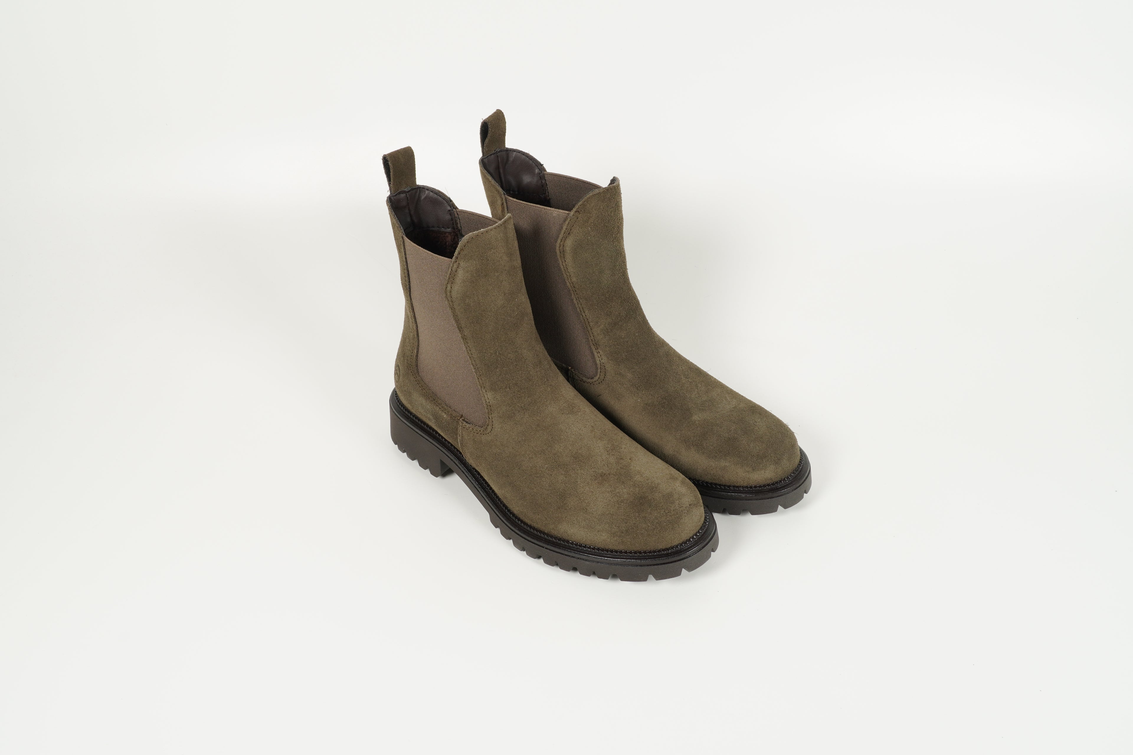 Stiefelette Grün