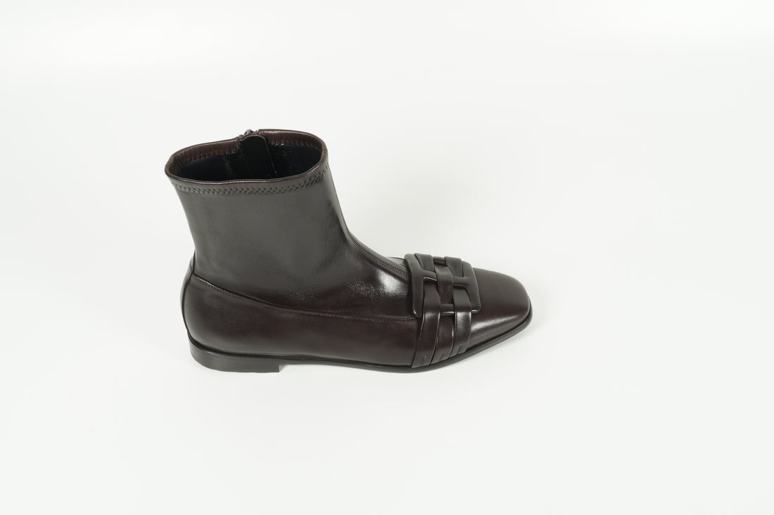 Stiefelette Braun