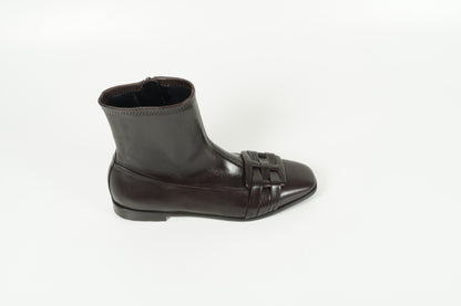 Stiefelette Braun