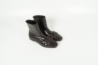 Stiefelette Braun