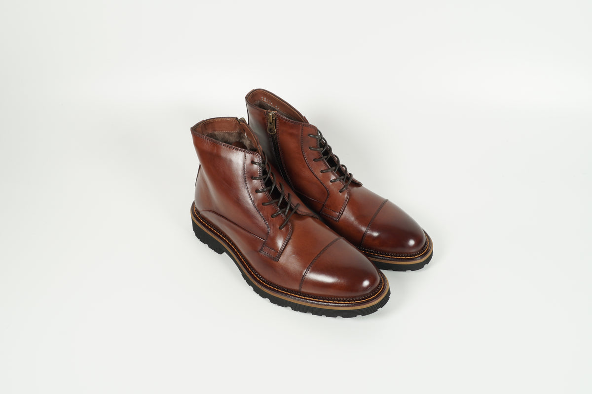 Boot lined brown