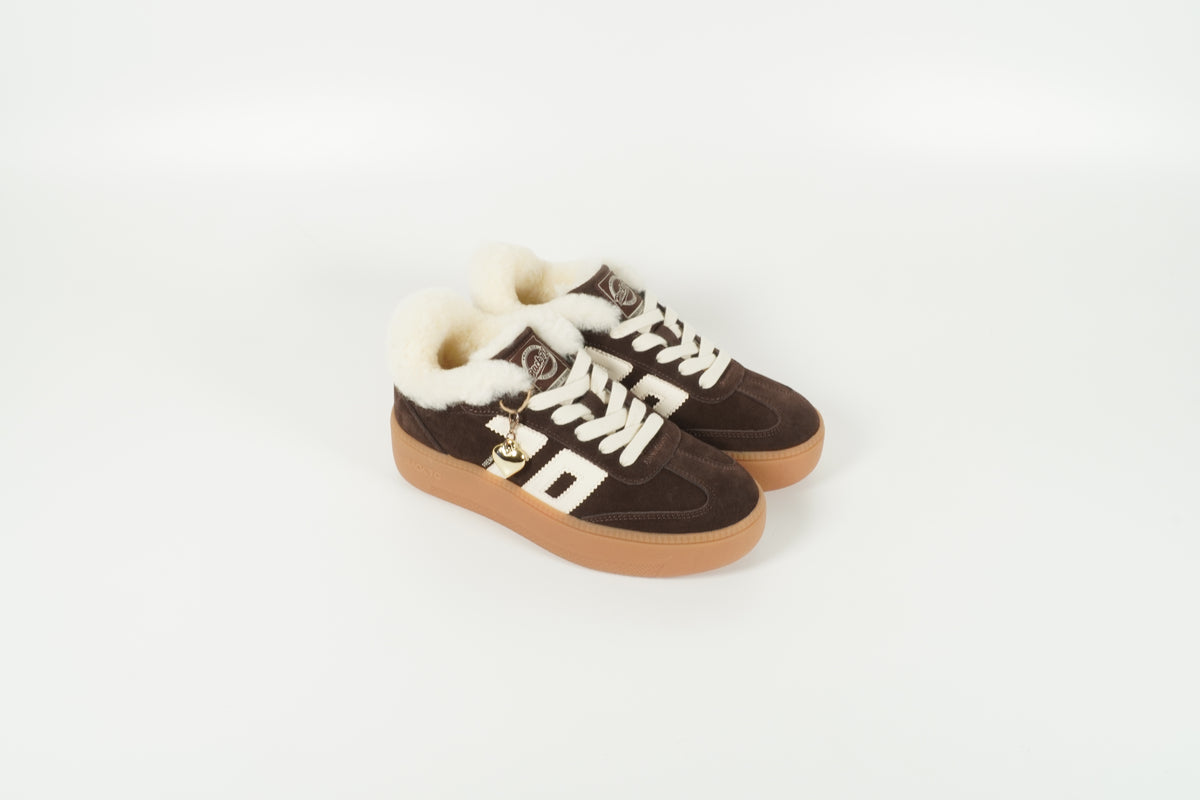 Sneaker gefüttert Braun