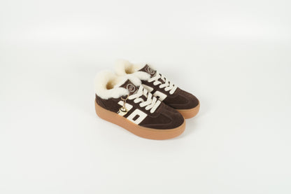 Sneaker gefüttert Braun
