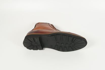Schnürschuh Braun