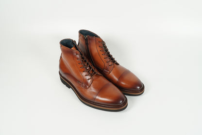 Schnürschuh Braun