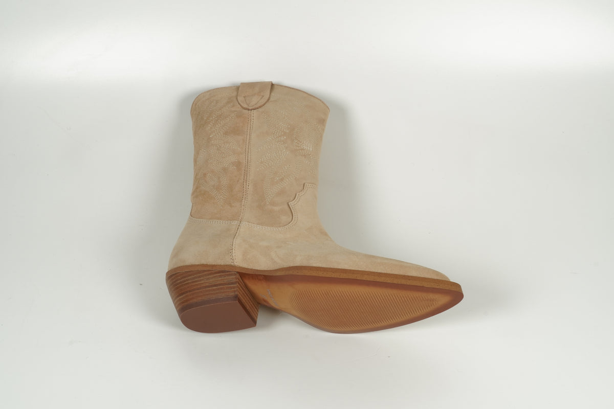 Beige Western Boot