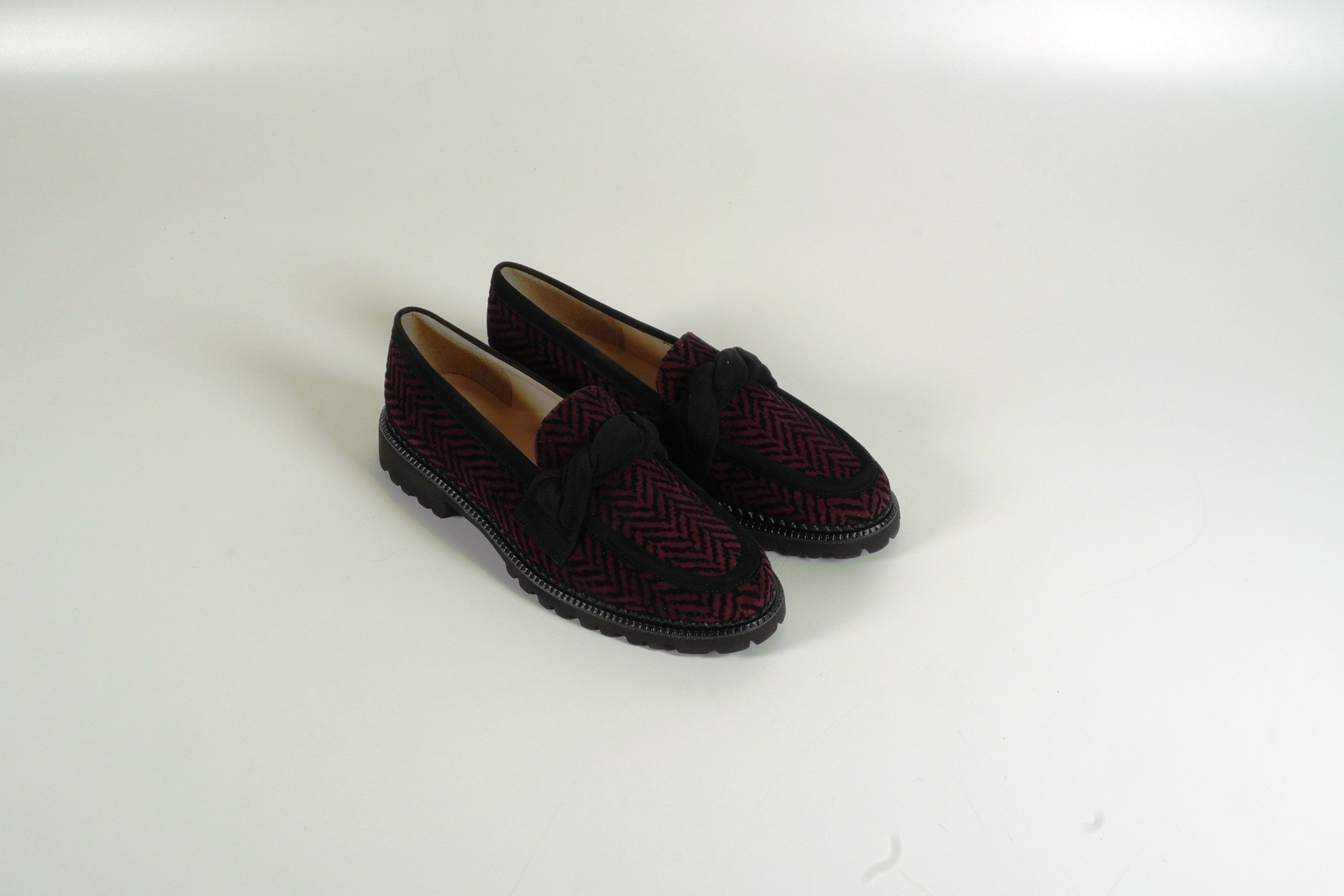 Moccasin gemustert