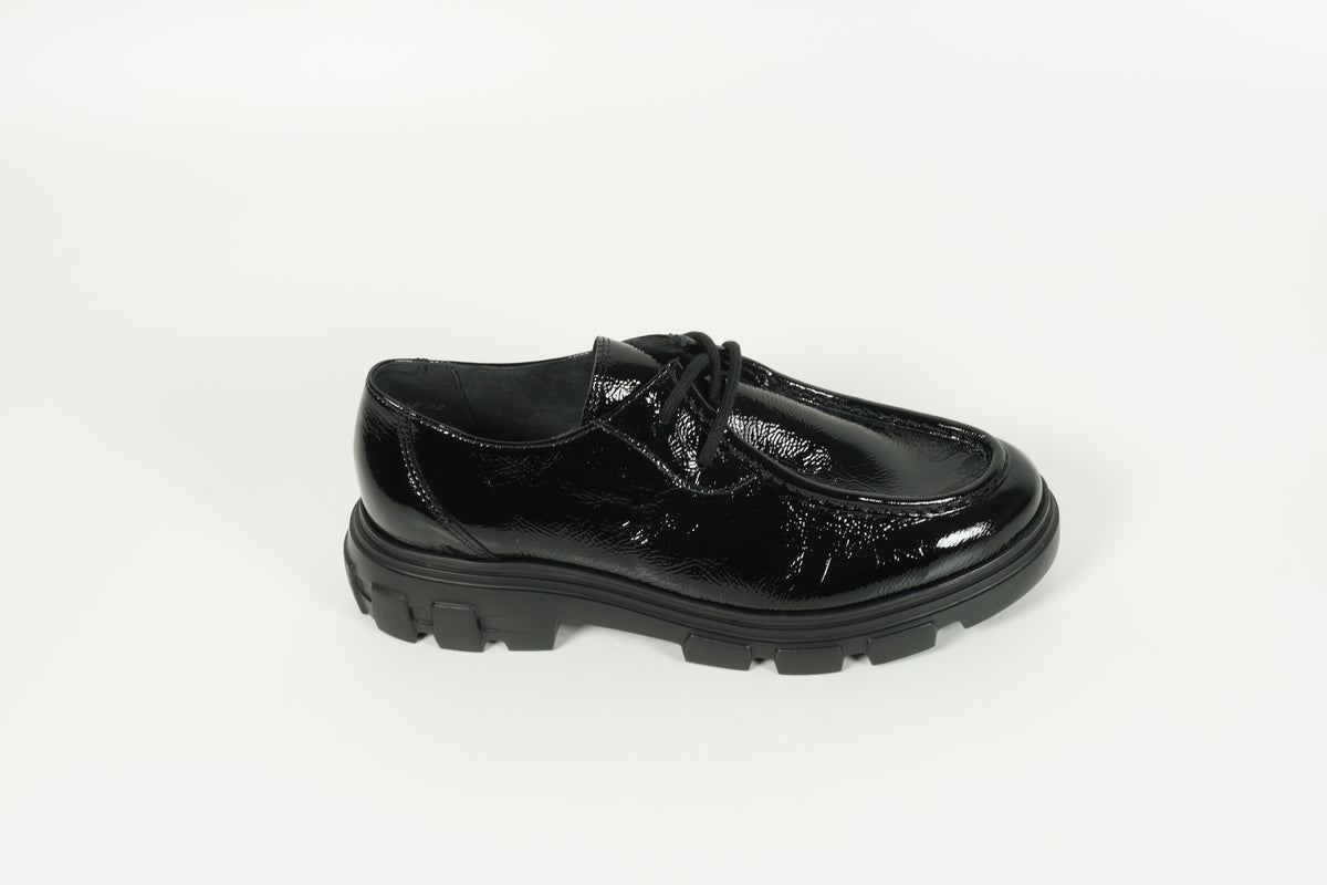 Schnürschuh Schwarz