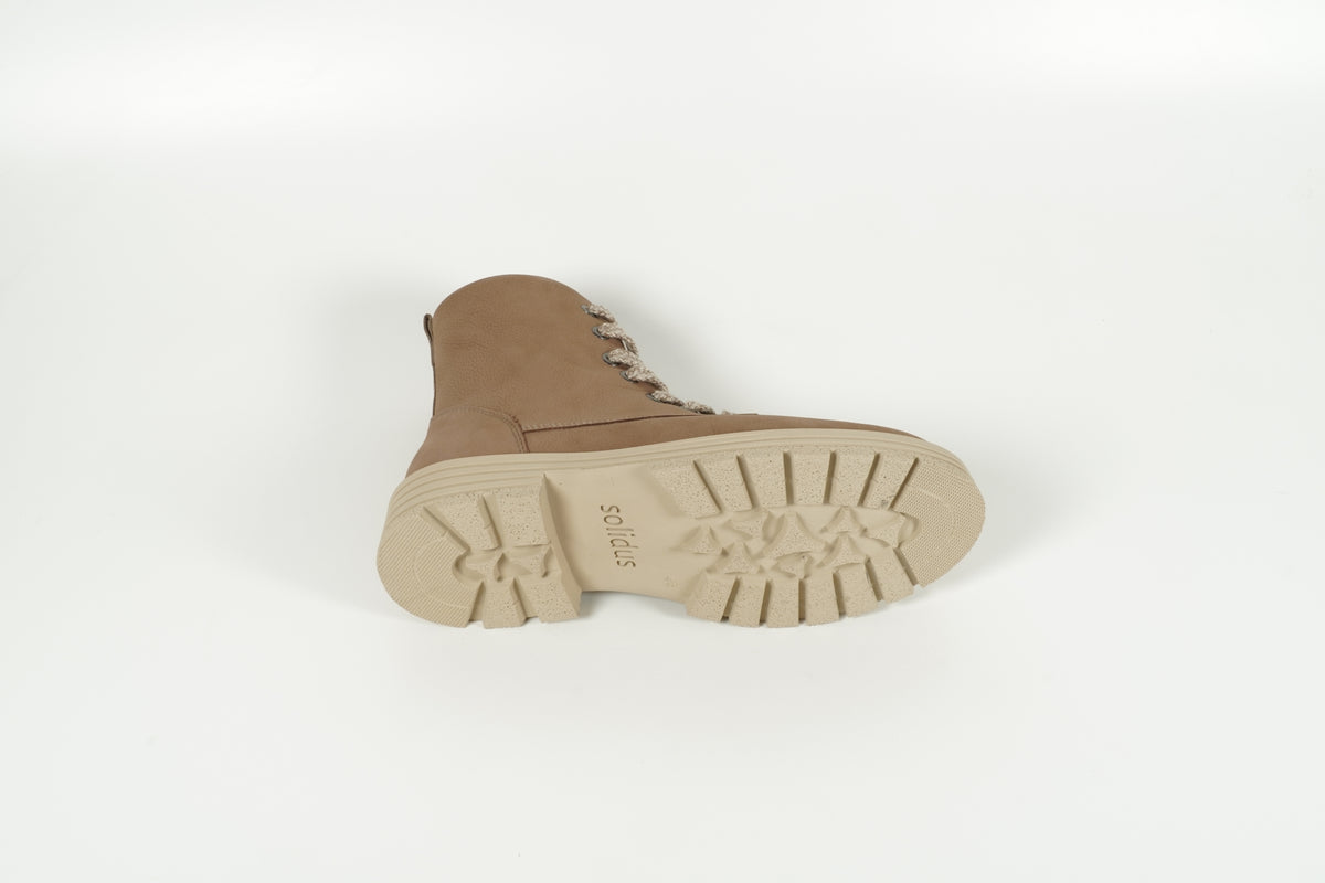 Stiefelette Beige
