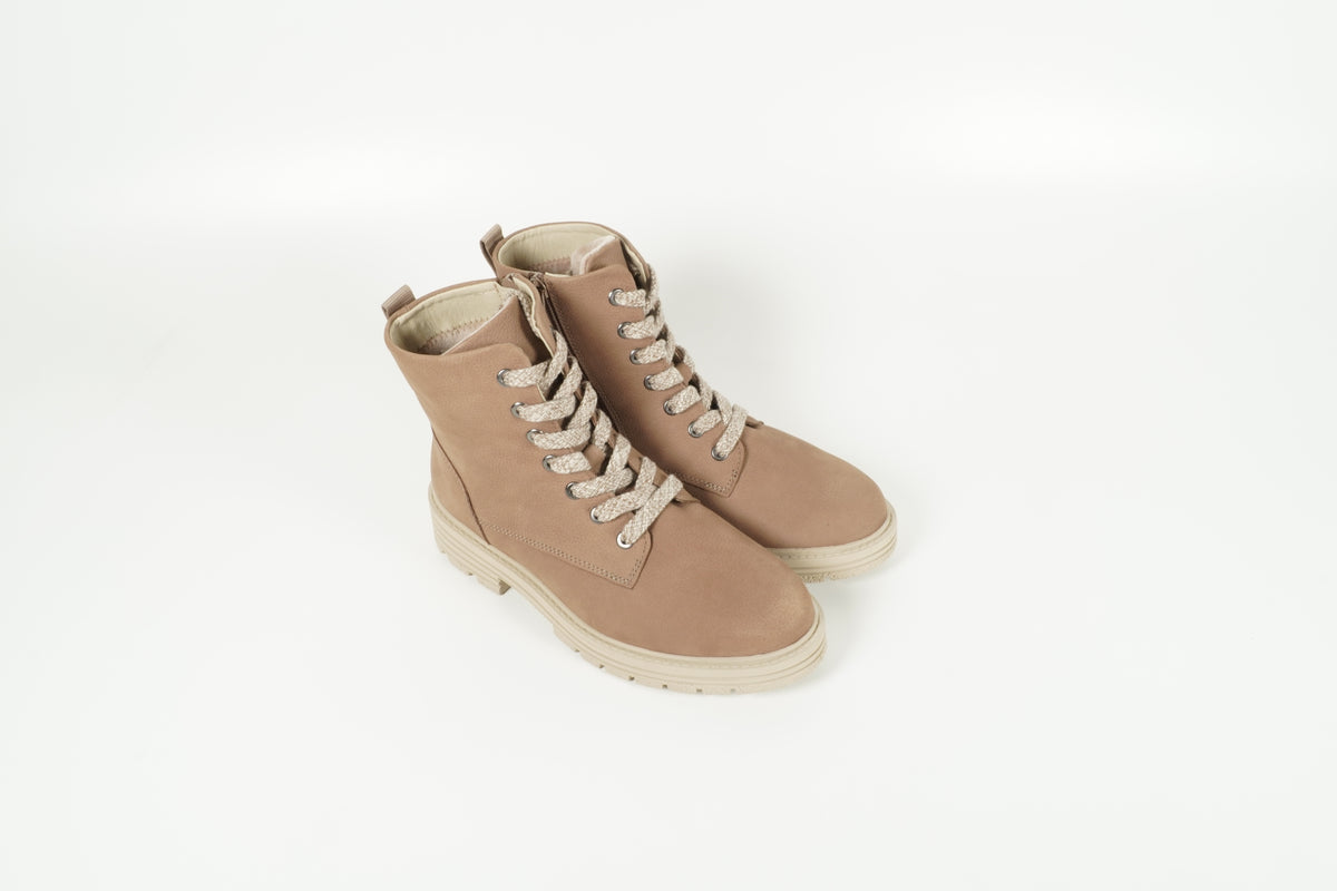 Stiefelette Beige